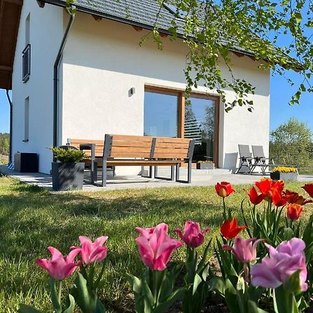 Ferienwohnung White House - dom na Kaszubach Stężyca Exterior foto